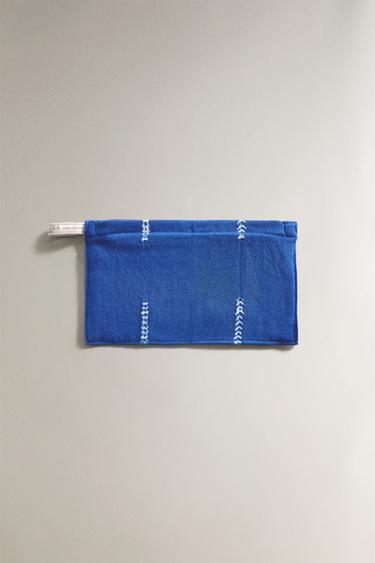COTTON WASH BAG X TENSIRA - Blue by Zara - Image 3