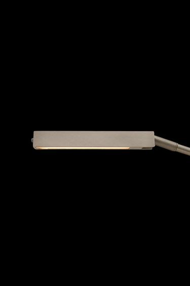 FLEXO-STEHLAMPE METALL LED - Silber von Zara