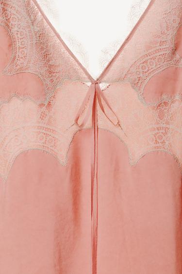 LACE CAMISOLE DRESS WILLY CHAVARRIA X ZARA - Pink by Zara - Image 5