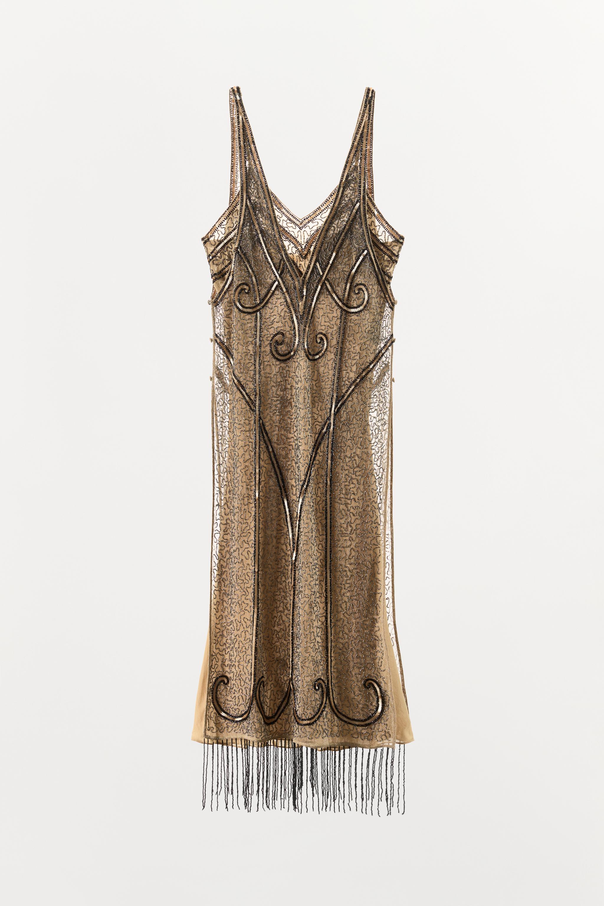 LIMITED EDITION BEADED MIDI DRESS