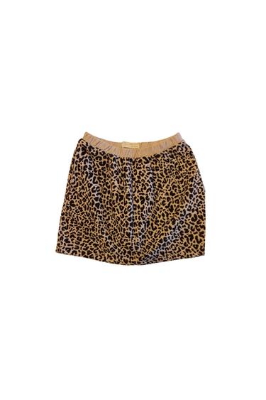 FALDA FELPA ANIMAL PRINT