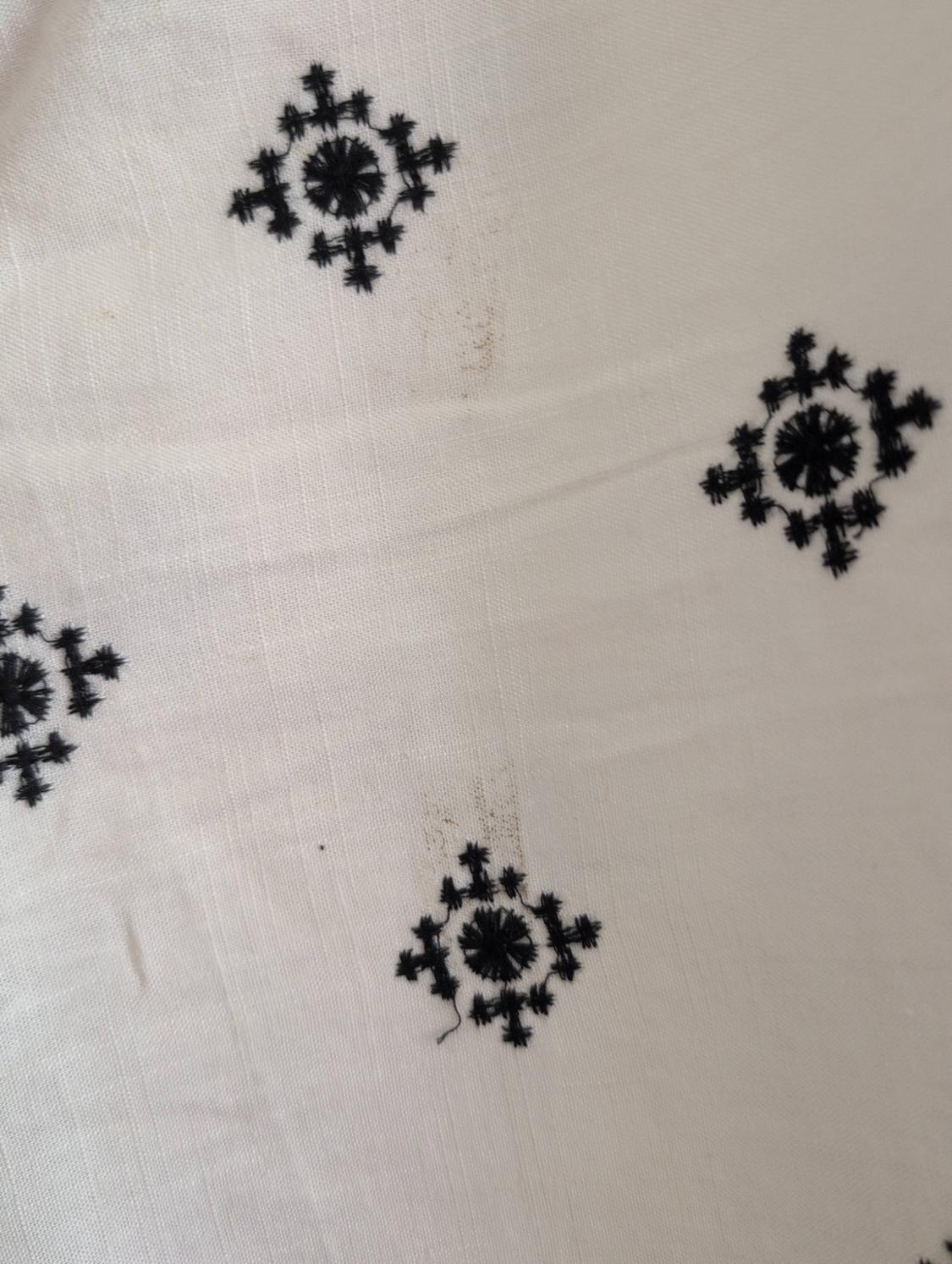 LINEN BLEND PRINTED PANTS - Image 4