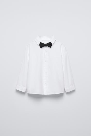 CAMISA PAJARITA EXTRAÍBLE - Crudo de Zara