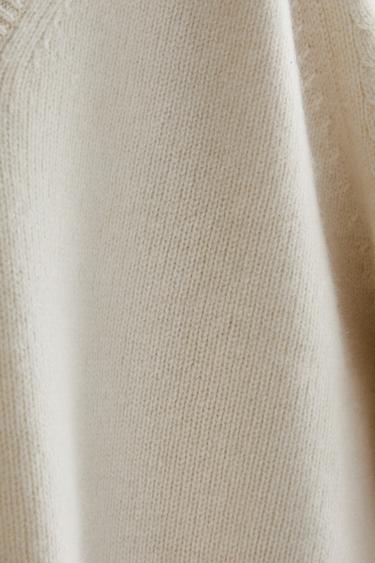 CASHMERE SWEATER - Ecru by Zara - Image 3