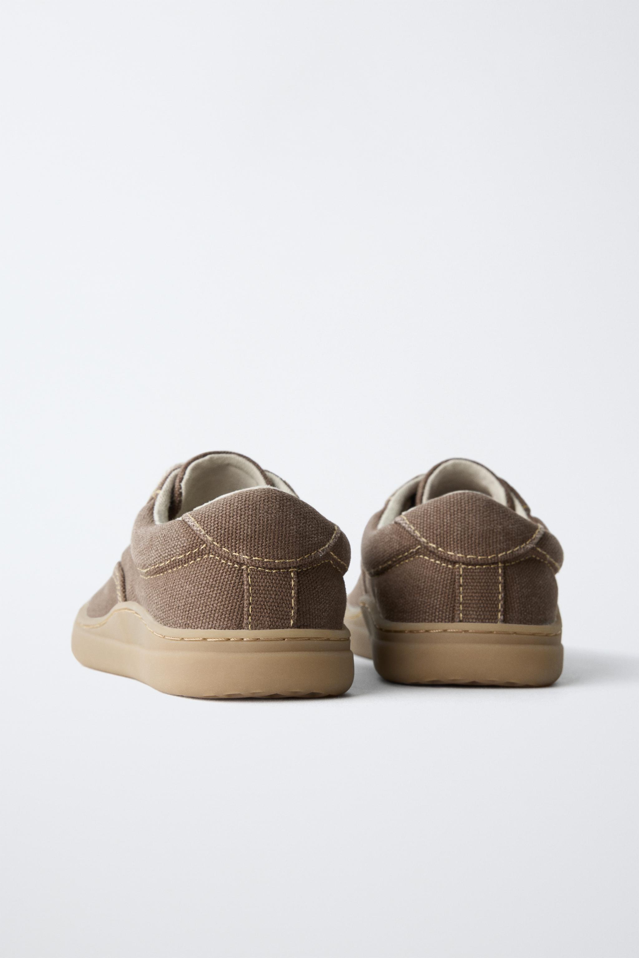 Детские кроссовки Zara LACE-UP SNEAKERS — фото 7
