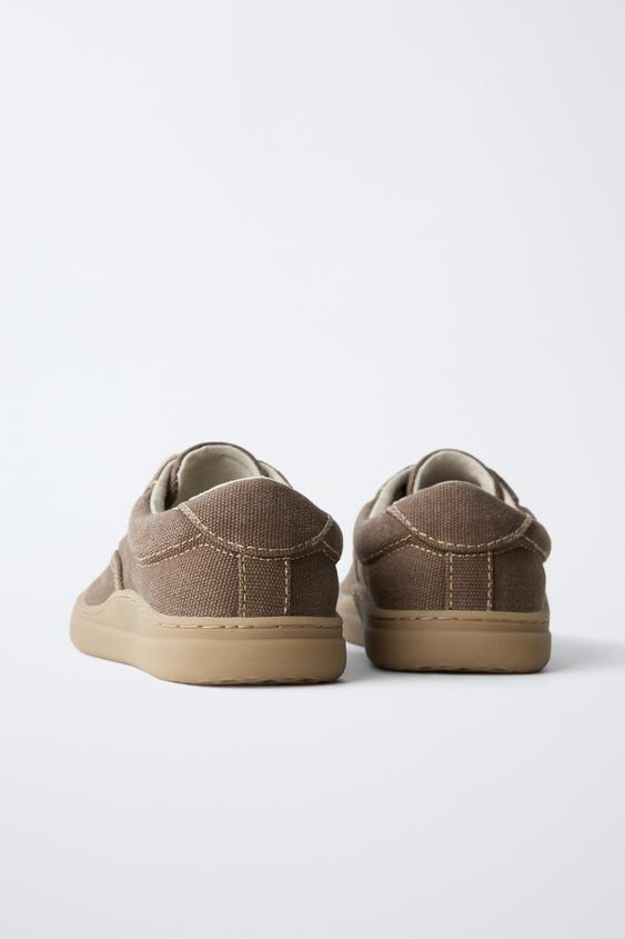 TENNIS À LACETS - Marron de Zara - Image 6