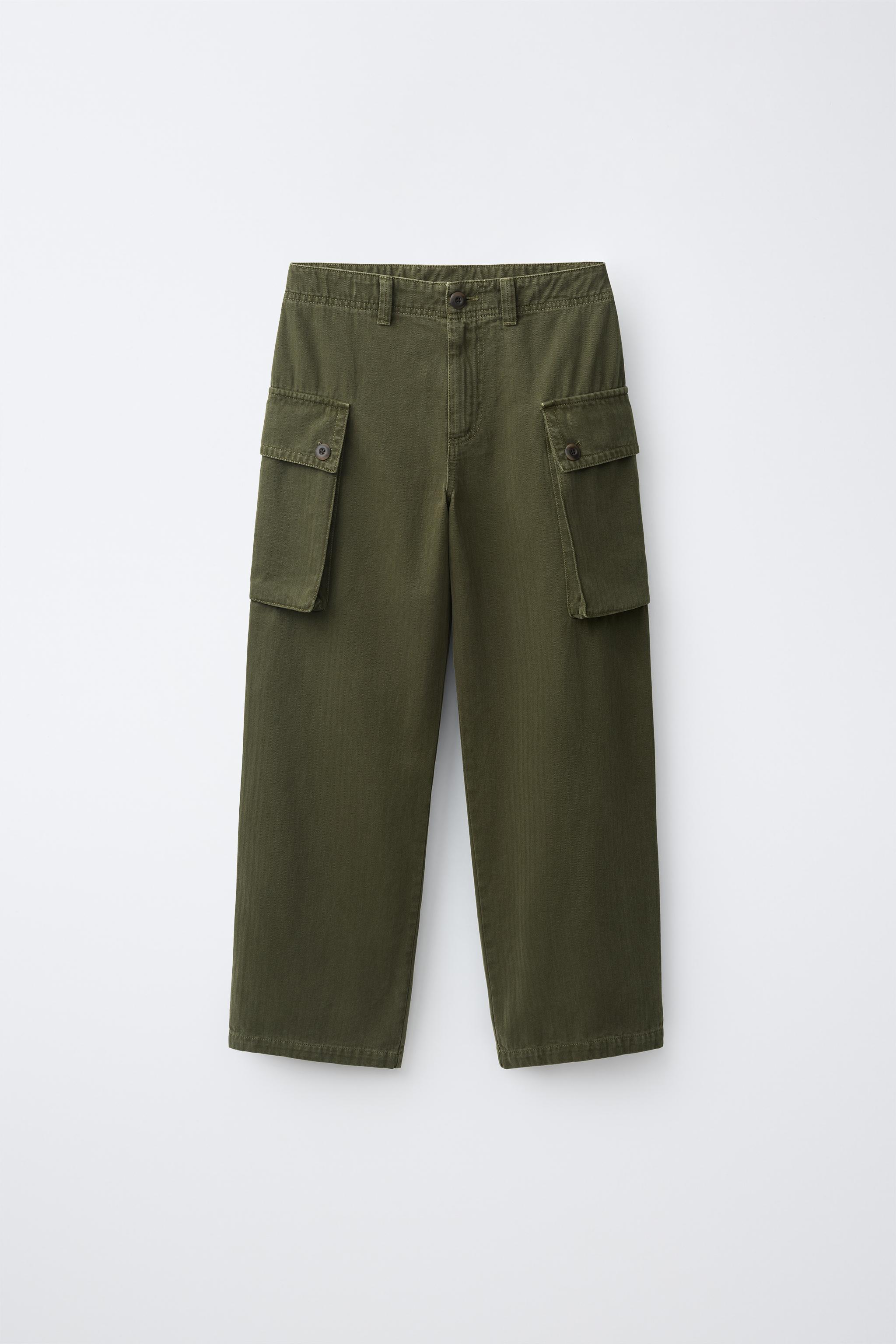PANTALON CARGO EFFET USÉ