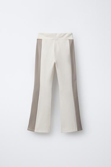 SKI COLLECTION THERMAL FLARE TROUSERS - Ecru by Zara - Image 1
