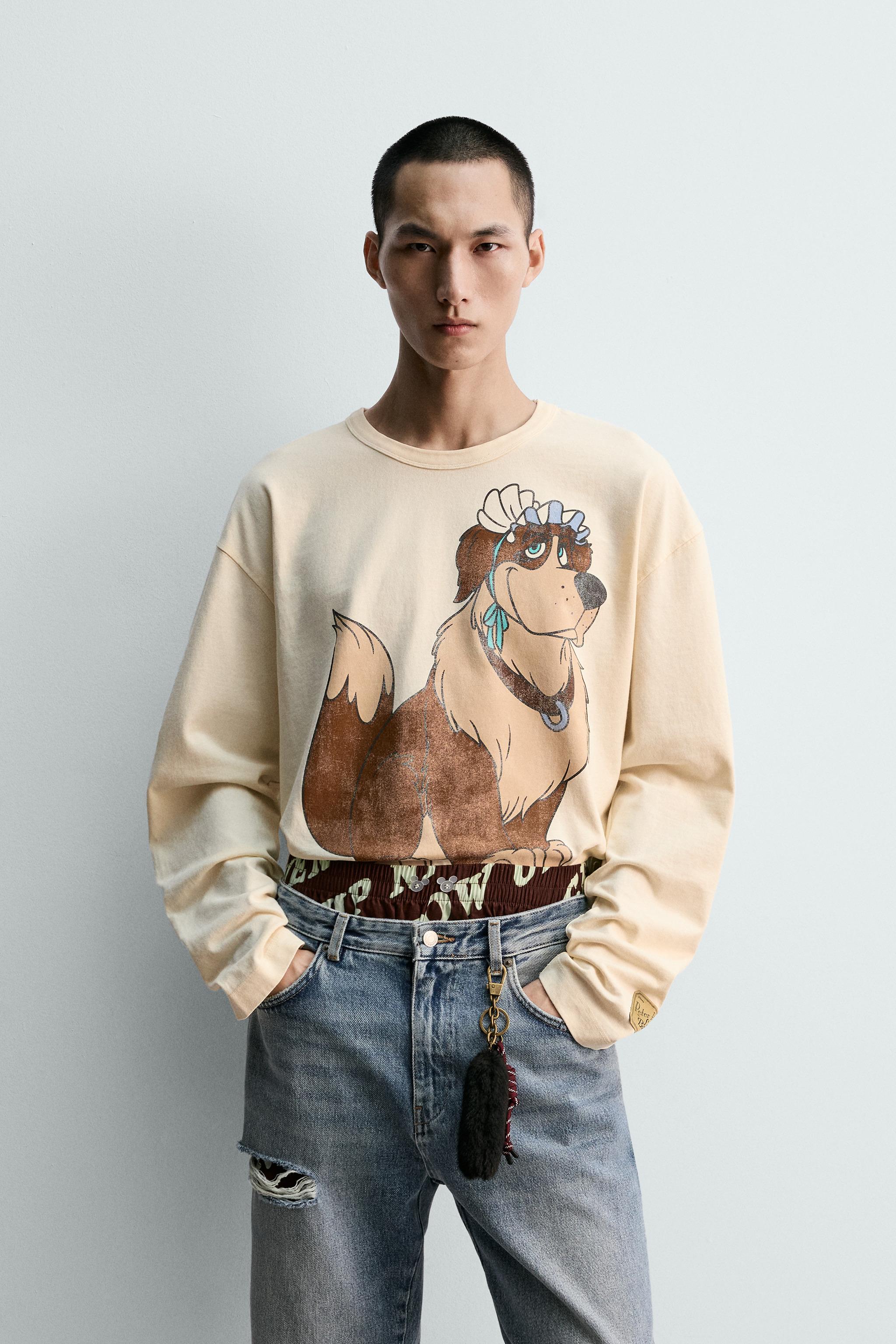 NANA PETER PAN HARRY LAMBERT FOR ZARA X DISNEY T-SHIRT - Oyster