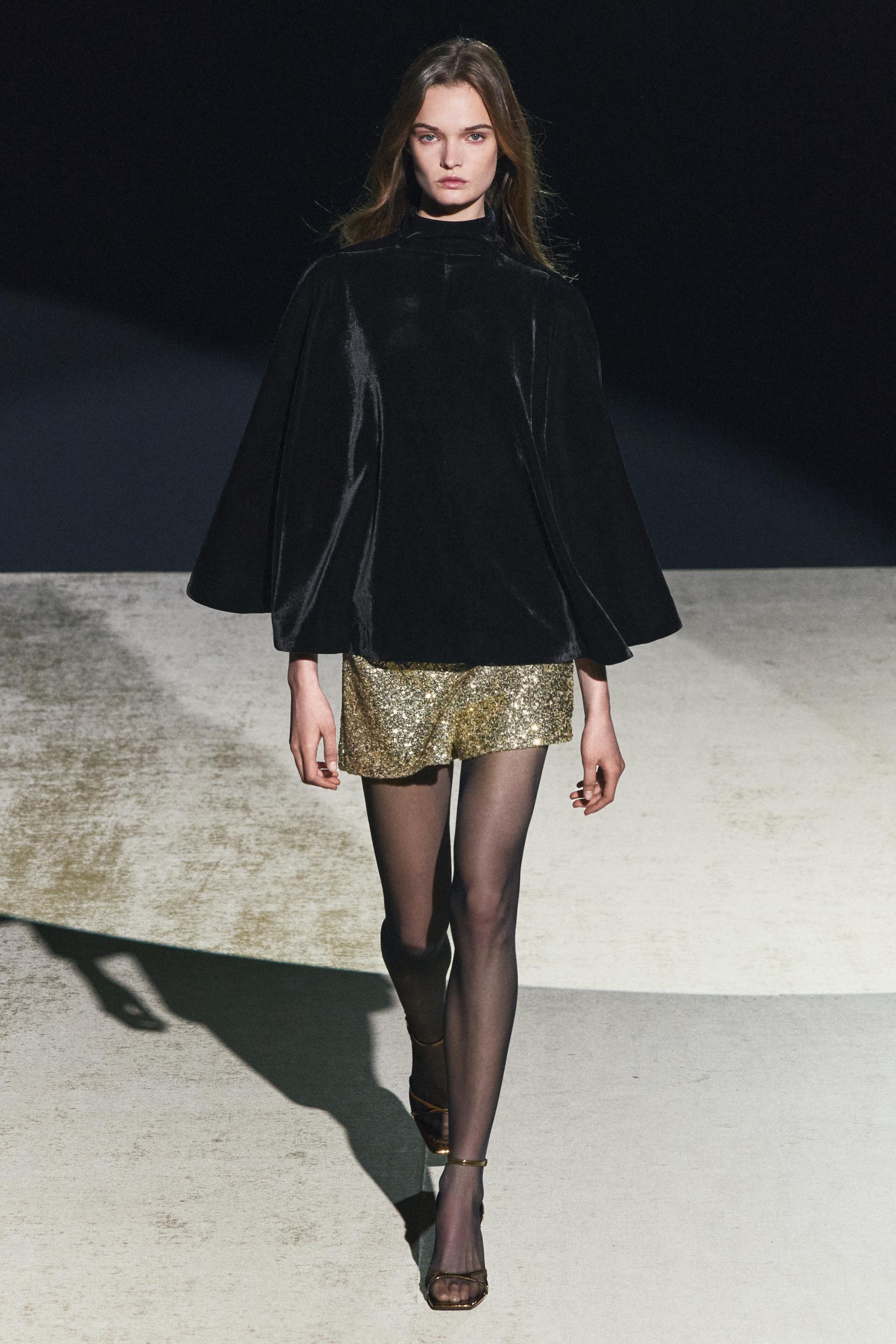 ZW COLLECTION VELVET CAPE