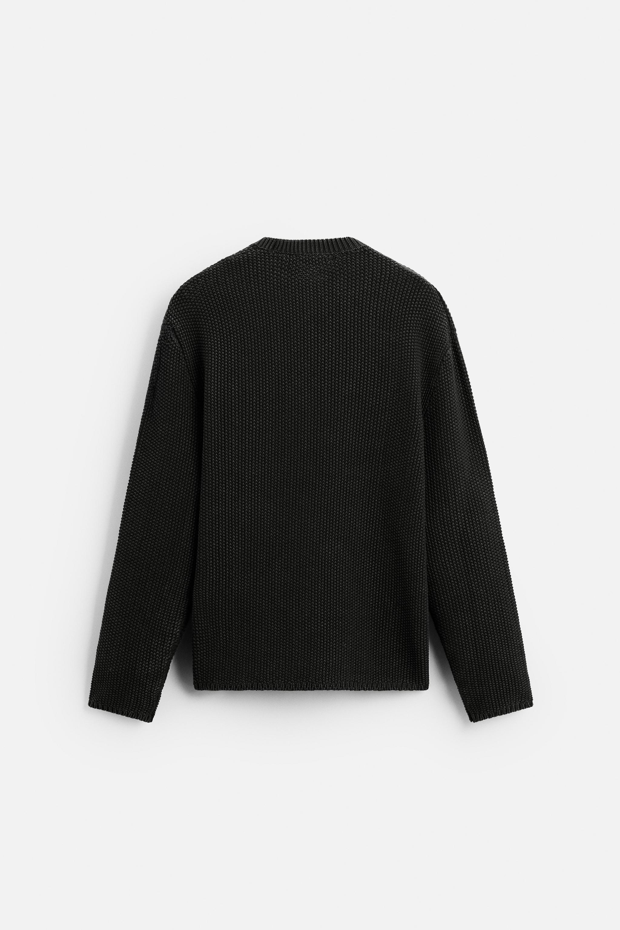 【ZARA】リラックスフィットニットベスト ブラック 1023/406/800 ZARA リラックスフィットニットベスト 1023/406 (ZARA/ベスト