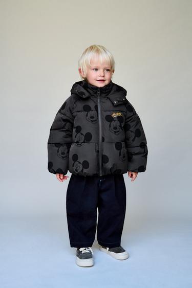 ABRIGO ACOLCHADO WATER REPELLENT Y WINDPROOF MICKEY MOUSE © DISNEY - Gris antracita de Zara