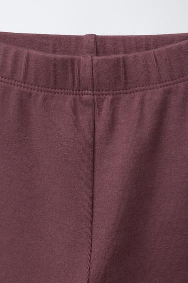 ENSEMBLE SWEAT-SHIRT ET LEGGING UNIS - Aubergine de Zara - Image 4