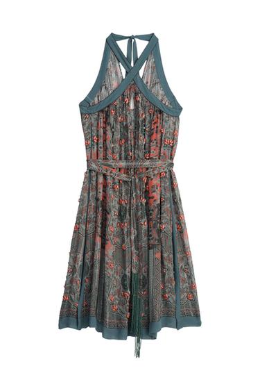 LIMITED EDITION PRINTED HALTER DRESS