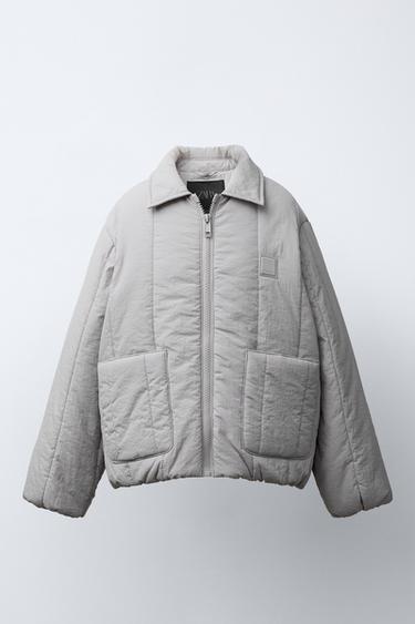 LIGHTWEIGHT PUFFER JACKET - Grey by Zara