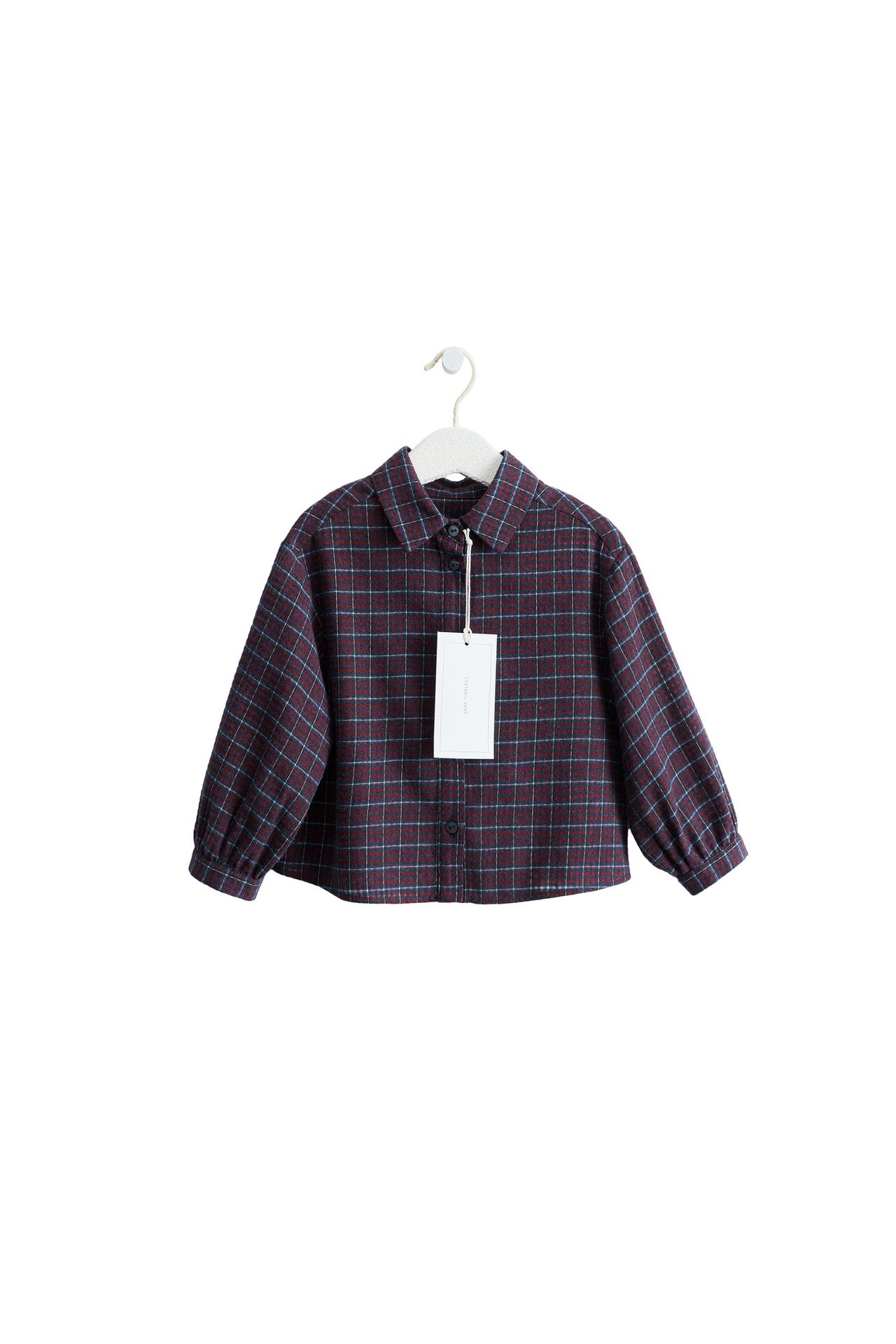 Рубашка в клетку из коллекции ZARA TIMELESS