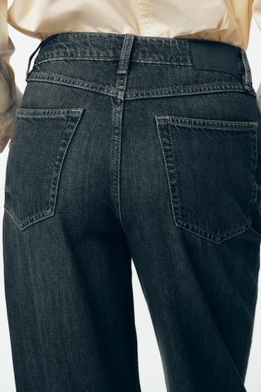 JEANS Z1975 STRAIGHT FIT HIGH-WAIST - Blue / Green by Zara - Image 5