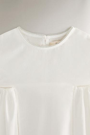 ROBE ENFANT ENTRE-DEUX - Blanc cassé de Zara - Image 1
