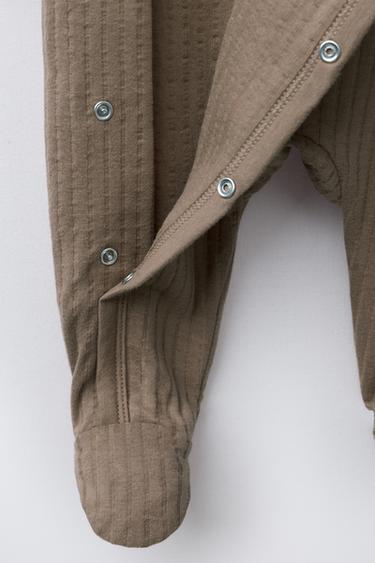 PLAIN STRUCTURE JUMPSUIT - Brown by Zara - Image 3