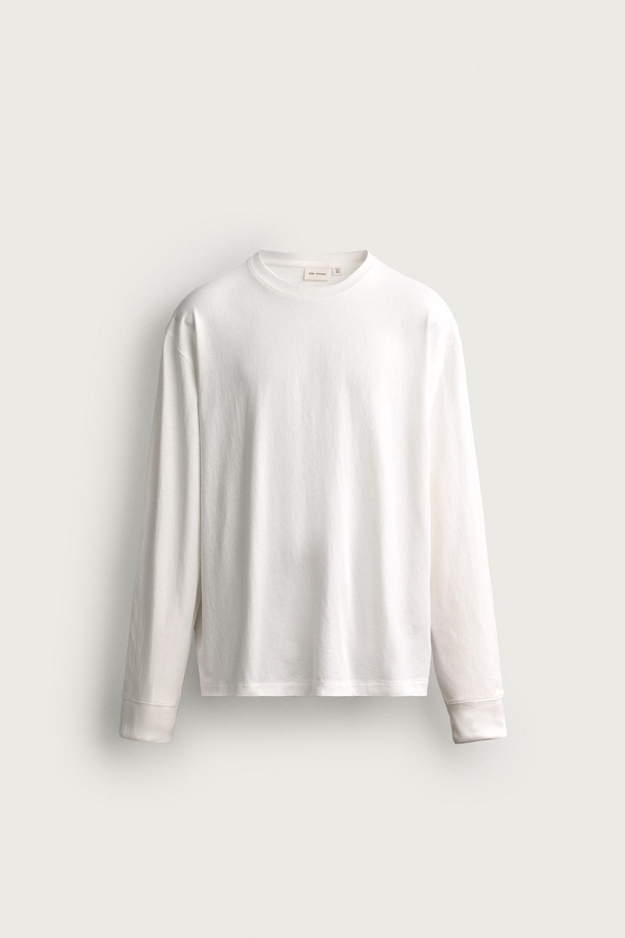 LIGHTWEIGHT LONG SLEEVE T-SHIRT — White