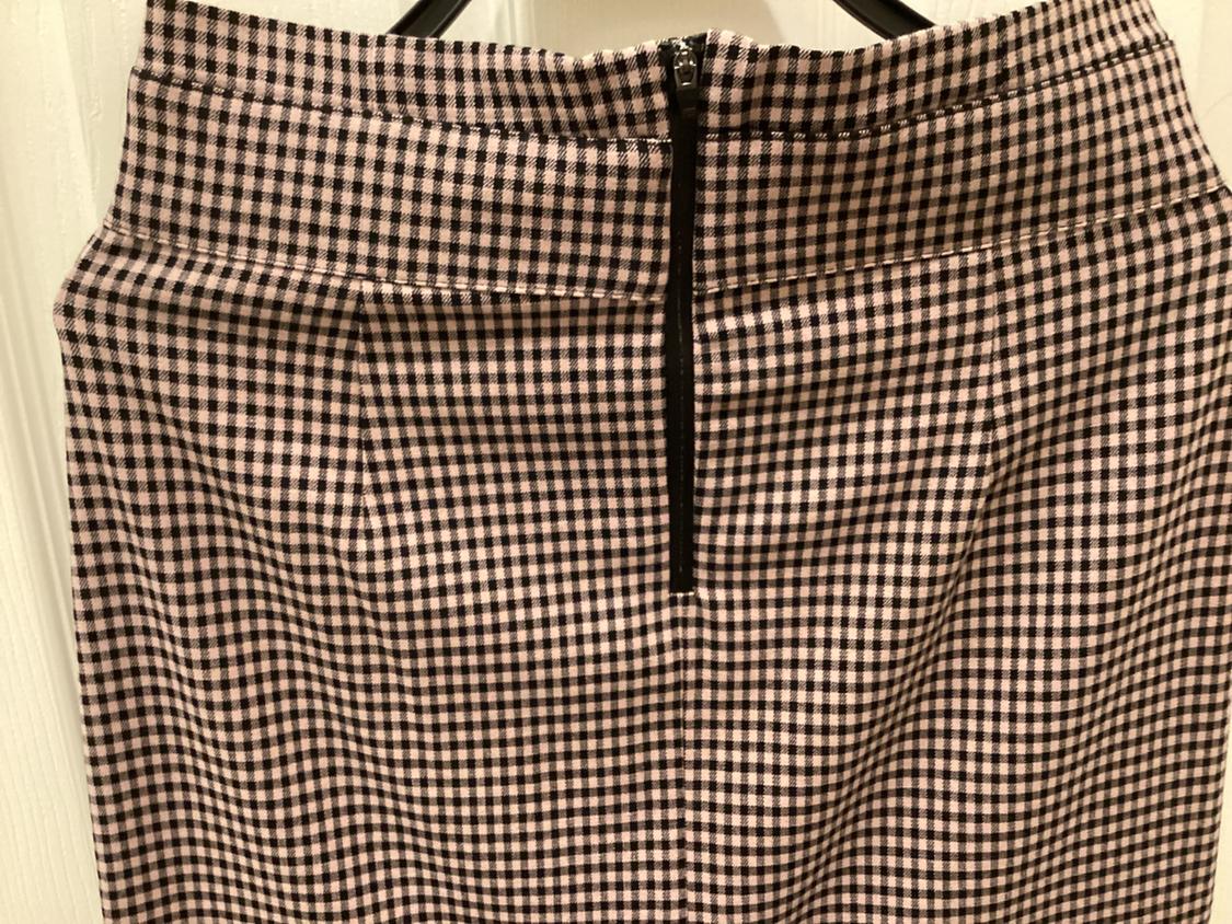 MIDWAIST CHECKED MIDI SKIRT - Image 4
