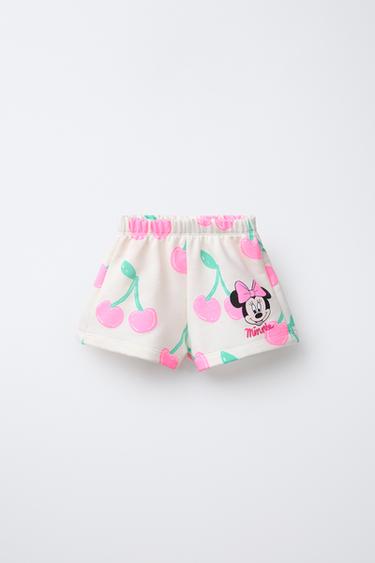 MINNIE MOUSE © DISNEY CHERRY BERMUDA SHORTS - Oyster-white by Zara - Image 0