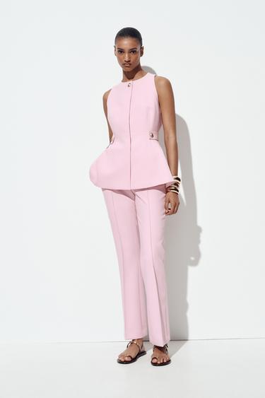 PANTALON FLARE - Rose de Zara - Image 0
