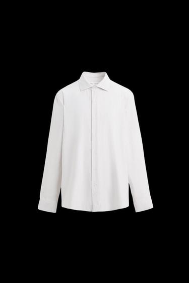 REGULAR FIT SHIRT - Ecru / Beige by Zara - Image 0
