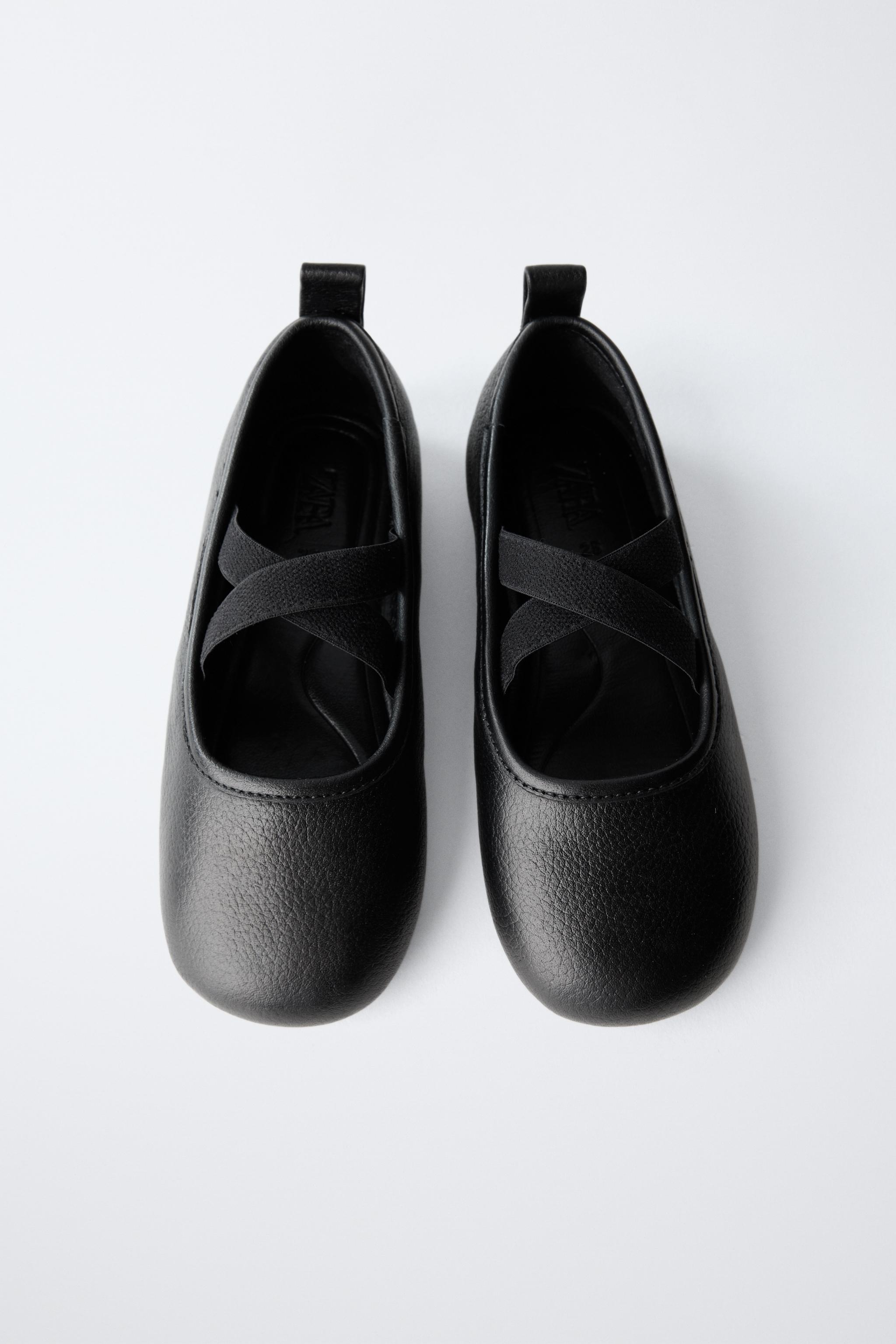 Обувь Zara LEATHER SCHOOLGIRL BALLERINA — фото 4