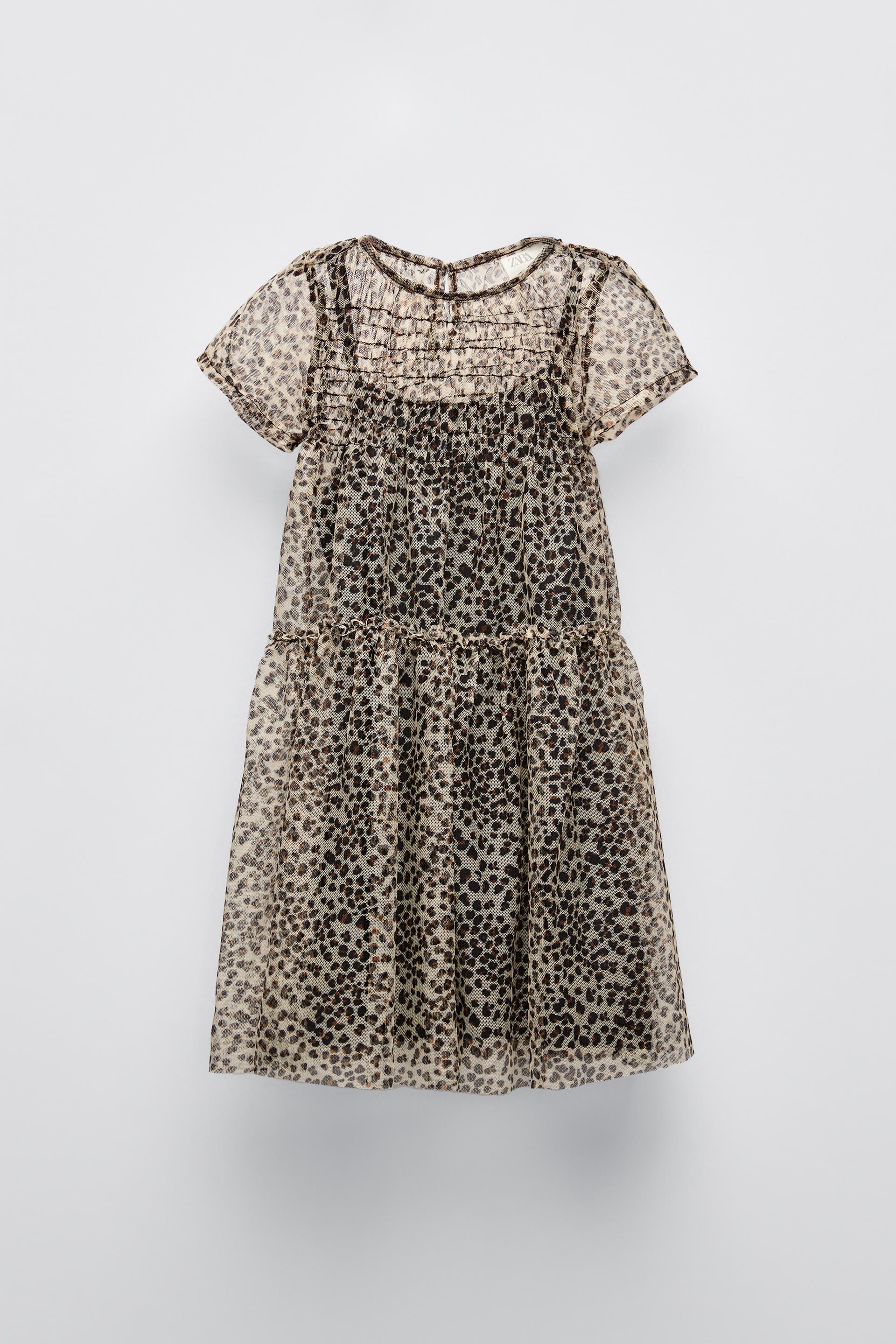 Zara snake fashion print dress