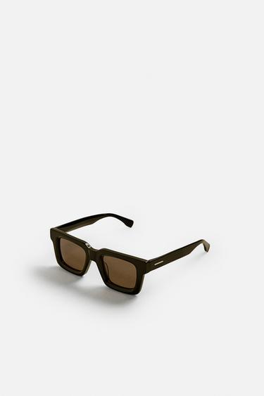 SQUARE SUNGLASSES - Brown by Zara - Image 4
