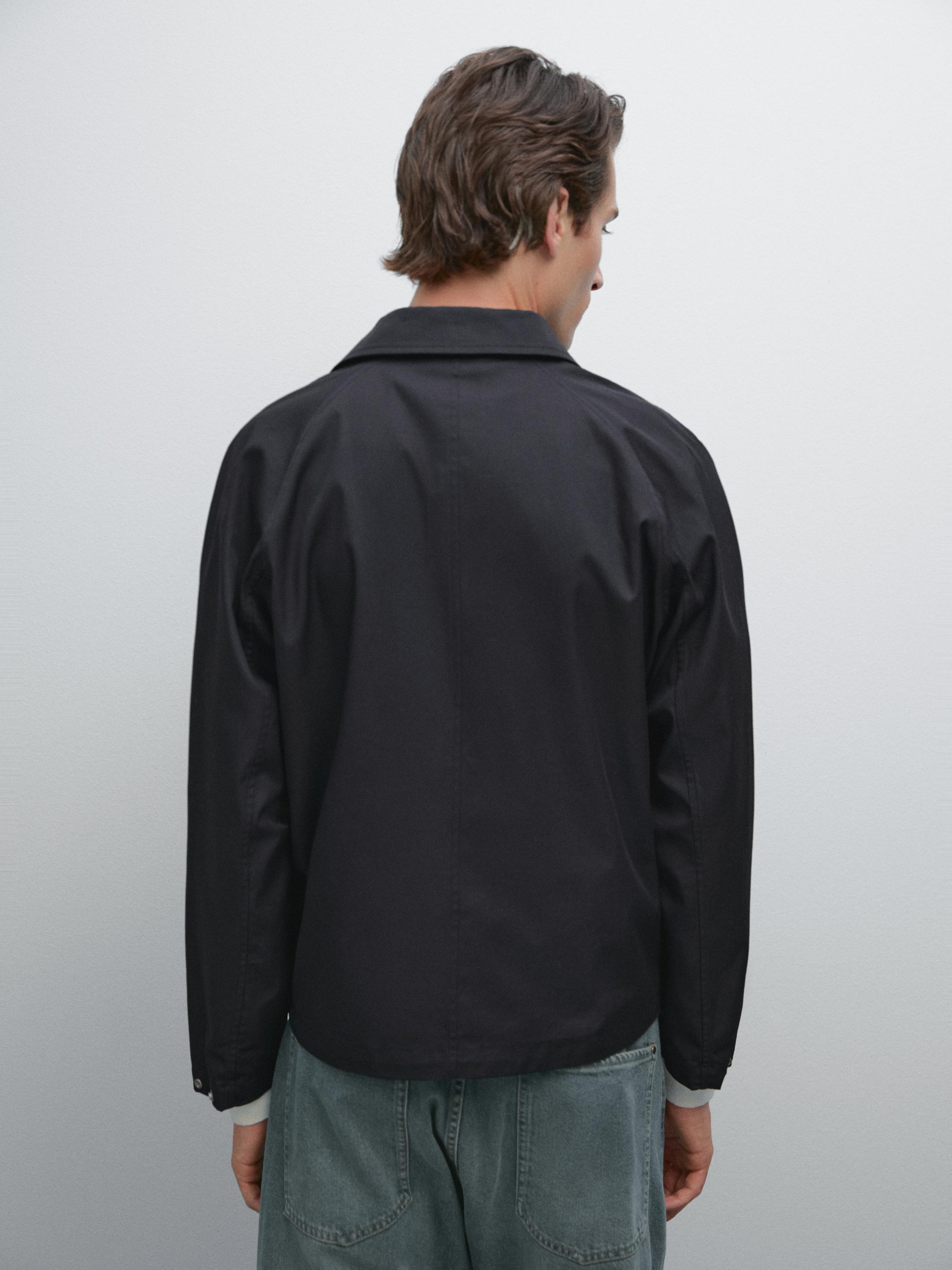 Water-repellent 100% cotton jacket
