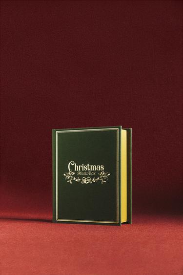 KERSTMUZIEKDOOSJE MET DANSENDE MUIZEN - Groen van Zara