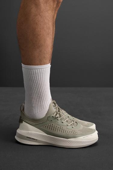 Zara RUNNING SNEAKERS - Taupe Gray - Image 0