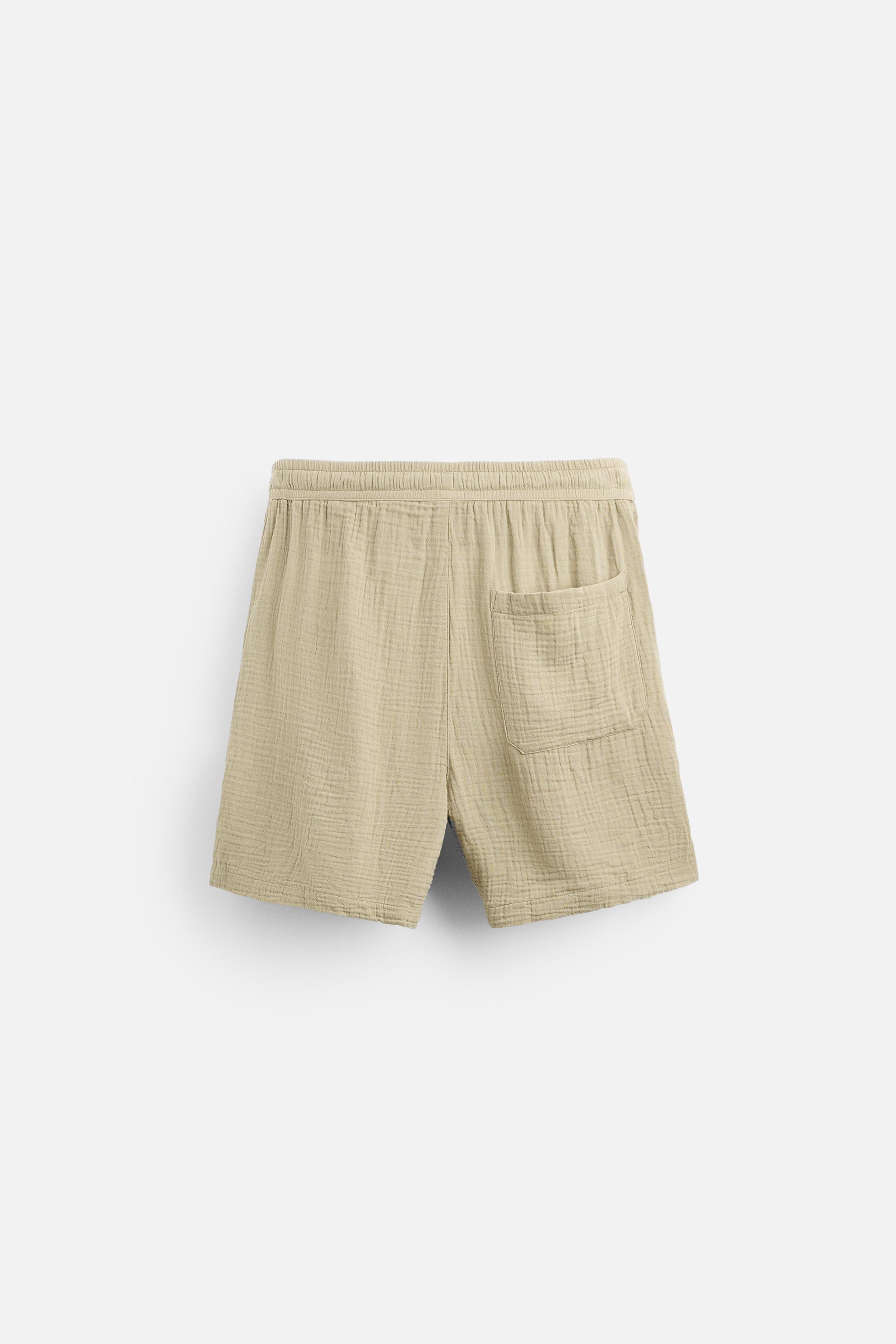 WRINKLE LOOK SHORTS