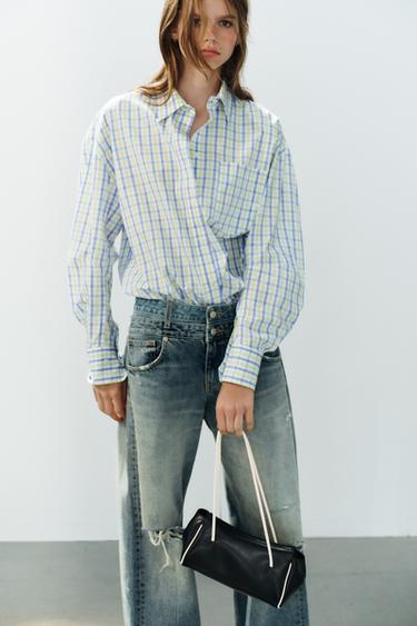 ELONGATED SHOULDER BAG — Two-tone 2