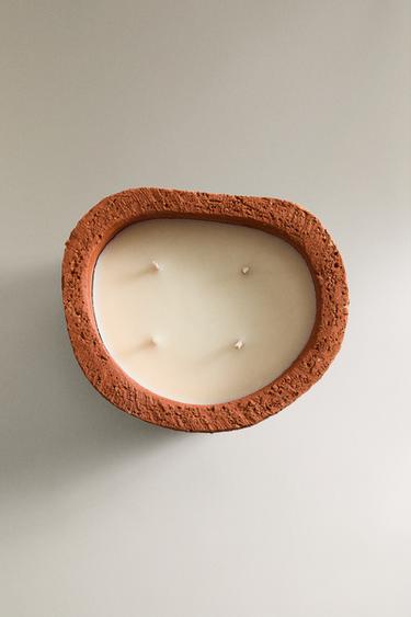 (800 G) BOUGIE D’EXTÉRIEUR PARFUMÉE CITRONNELLE - Jaune de Zara - Image 4