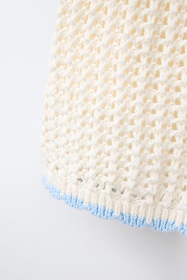 KNIT BERMUDA SHORTS - Ecru by Zara - Image 3