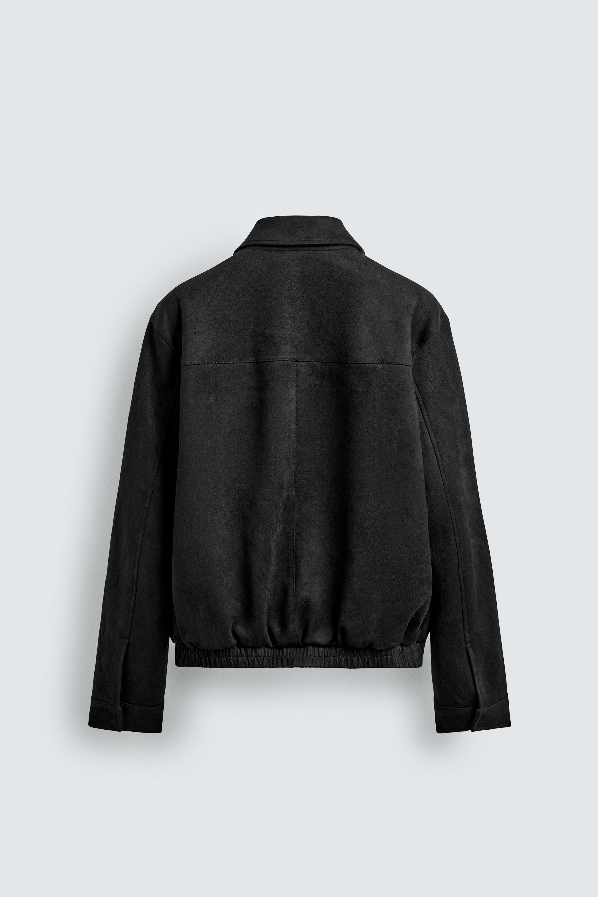 FAUX SUEDE JACKET - Brandy | ZARA Singapore