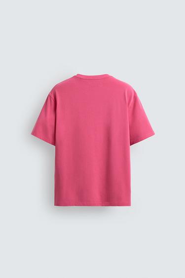 T-SHIRT DE POIDS MOYEN À MANCHES COURTES - 140 de Zara - Image 7