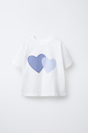 MAGLIETTA CON TOPPA E QUADRETTI VICHY - Bianco di Zara