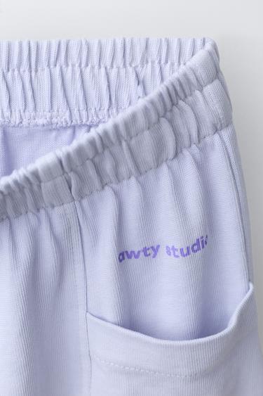 HEAVYWEIGHT CULOTTES - Blue / Lavender by Zara - Image 2