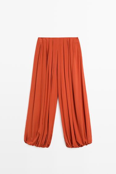 Zara Pleated sarouel trousers total look - 353 - Image 0
