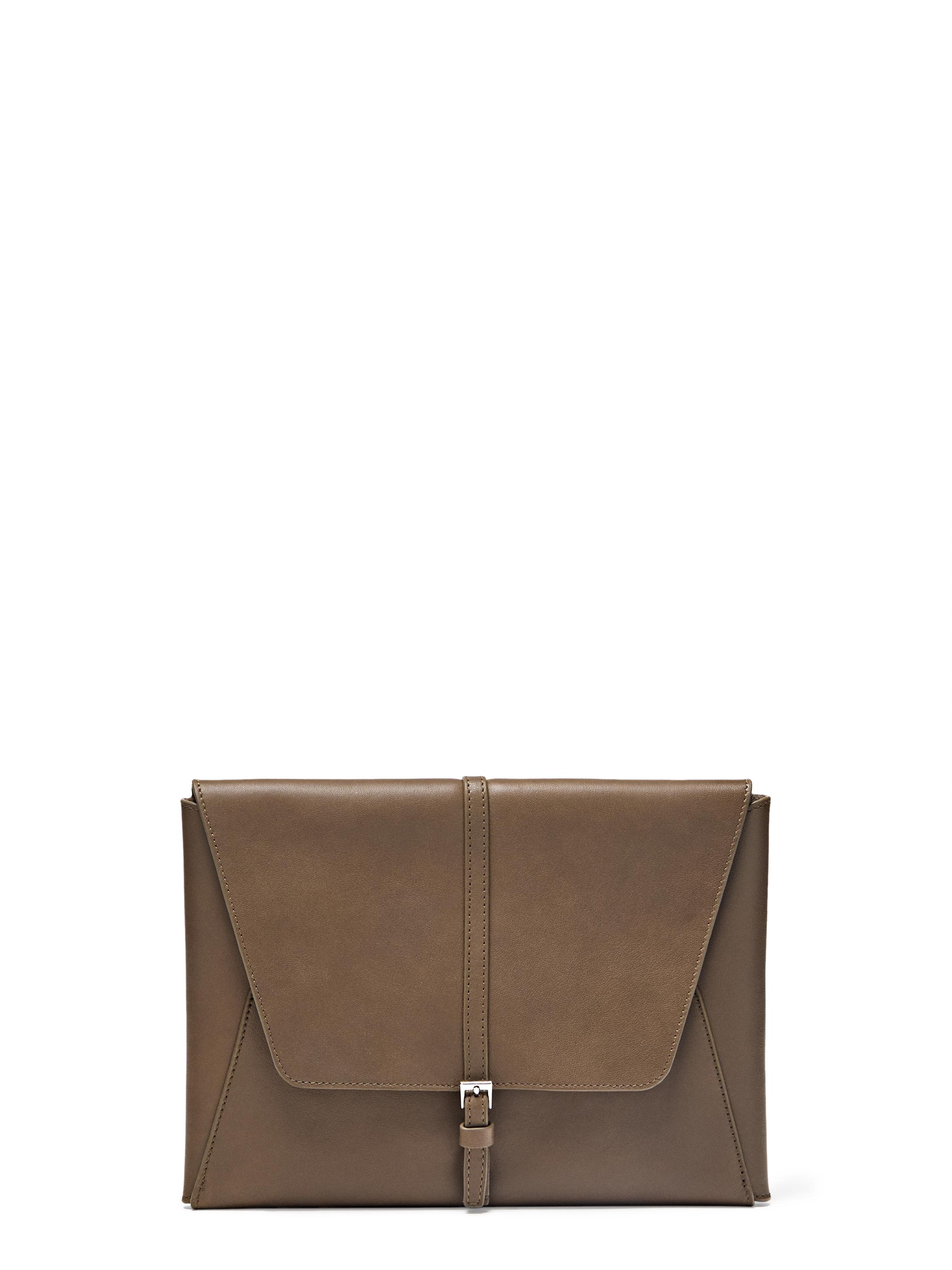 Housse iPad en cuir nappa