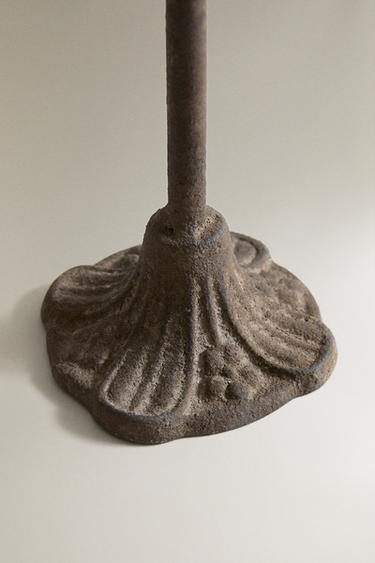 IRON CANDLE HOLDER - Metal brown by Zara - Image 3