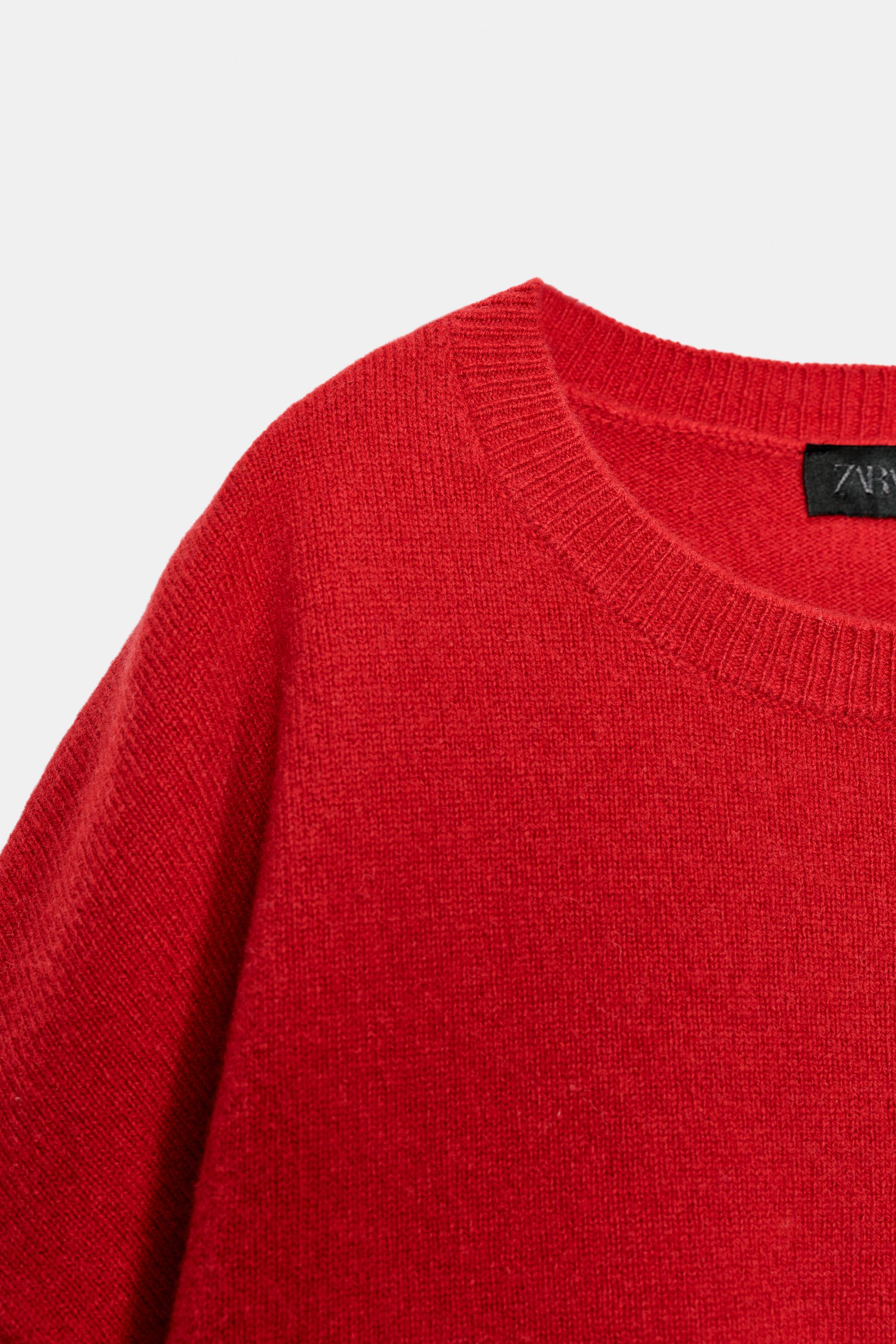 PULL 100 % LAINE OVERSIZE MANCHES COURTES