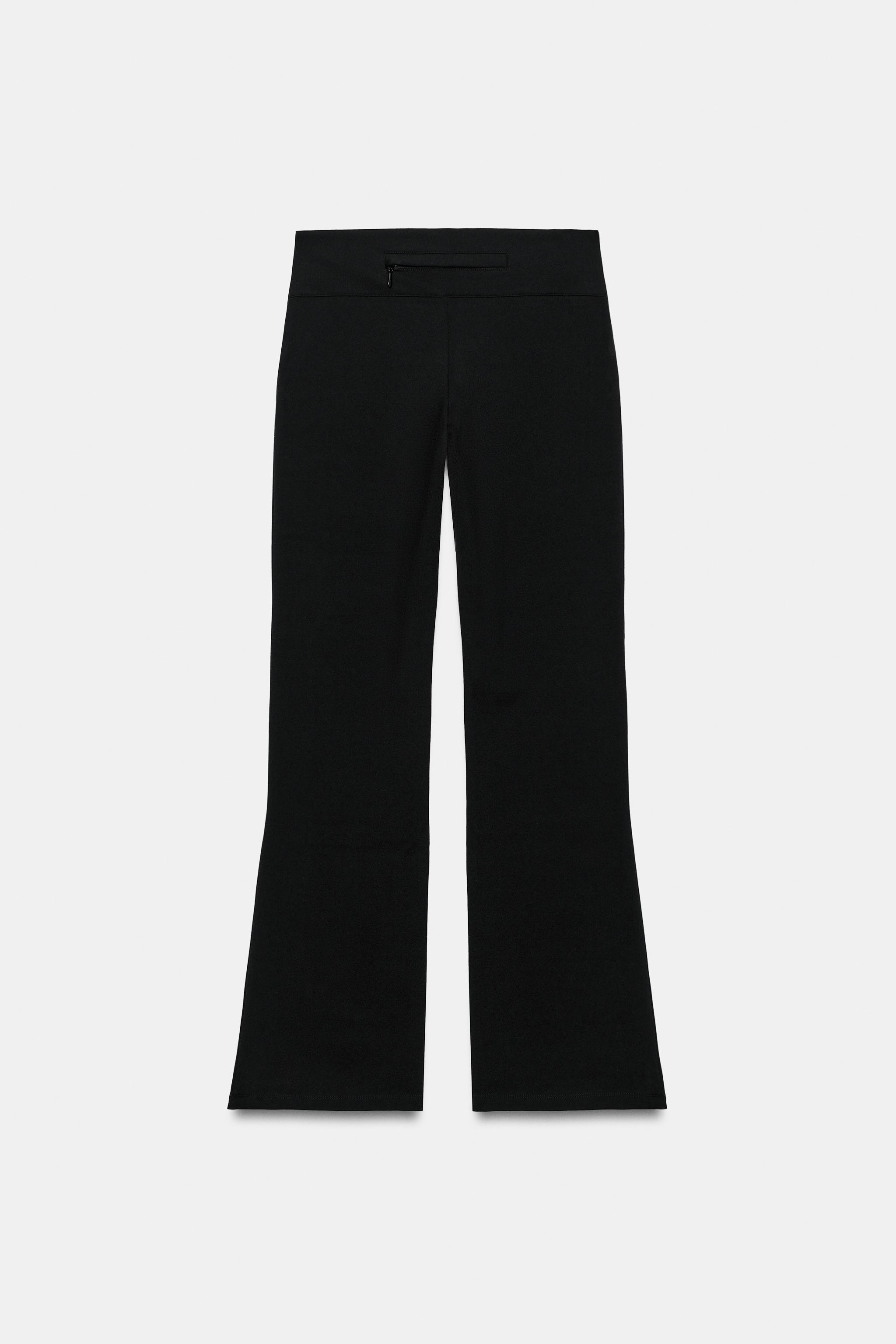 STRETCH FLARE PANTS - Black | ZARA United States