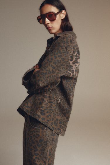 CAZADORA ESTAMPADO ANIMAL ZW COLLECTION - Leopardo de Zara