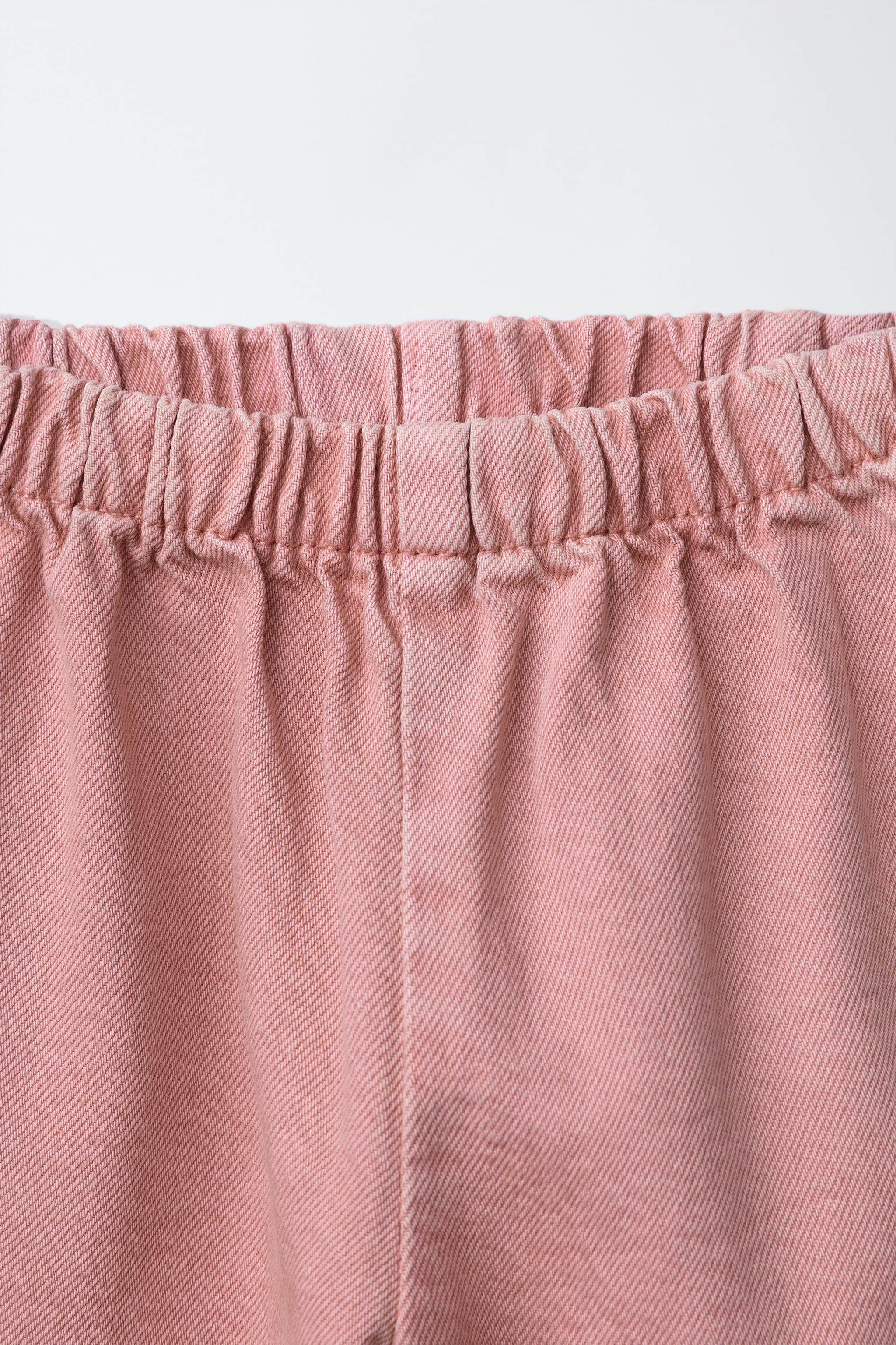 BAGGY TWILL PANTS WITH HEART POCKET