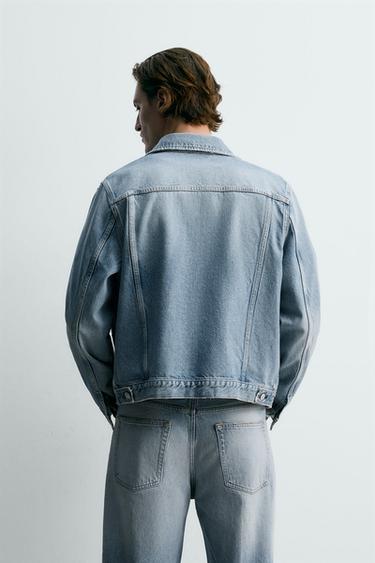RELAXED FIT DENIM JACKET - Light blue by Zara - Image 2
